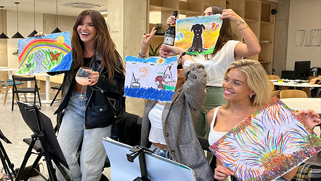 Puppies, Painting and Bottomless Cocktails or Prosecco for Two with Puply picture