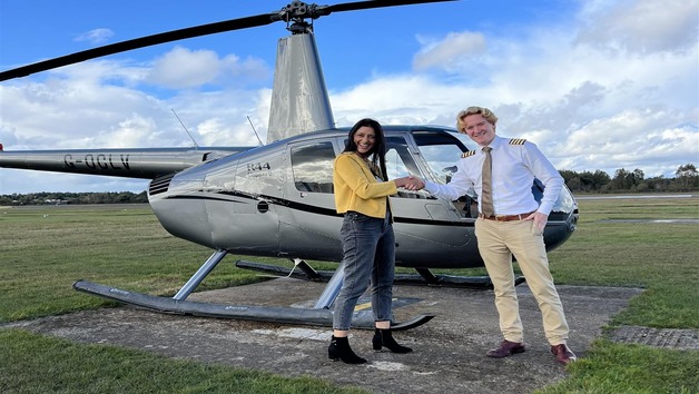 Private 45 Mile R44 Helicopter Flight for up to Three People Image 1
