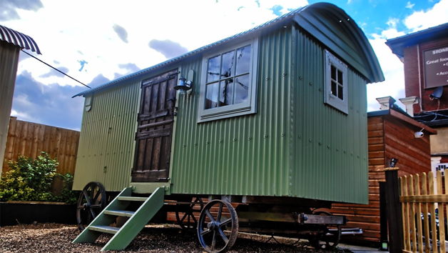 Two Night Shepherd's Hut Stay for Two at The Stonehenge Inn, Wiltshire picture