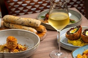 Three Small Plates and a Bottle of Wine at The Reach Piccadily for Two picture