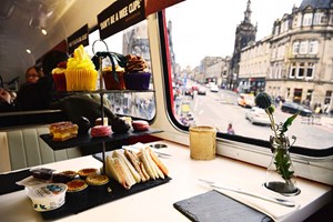 Sparkling Afternoon Tea Glasgow Bus Tour with Red Bus Bistro Image 3