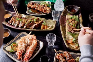 Click to view details and reviews for Three Course Meal With A Cocktail Each For Two At Robun.