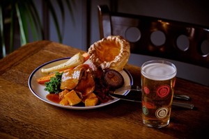 Sunday Roast with a Proper Pint for Two at Brewhouse and Kitchen picture