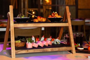 Click to view details and reviews for Vegetarian Sushi And Asian Tapas Afternoon Tea For Two At Inamo.