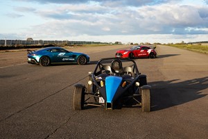 AMG GTR Merc vs New Aston V8 Vantage Safety Car Driving Experience Image 1