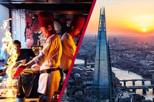 The View from The Shard and Teppanyaki Experience for Two at Benihana Covent Garden Image 1