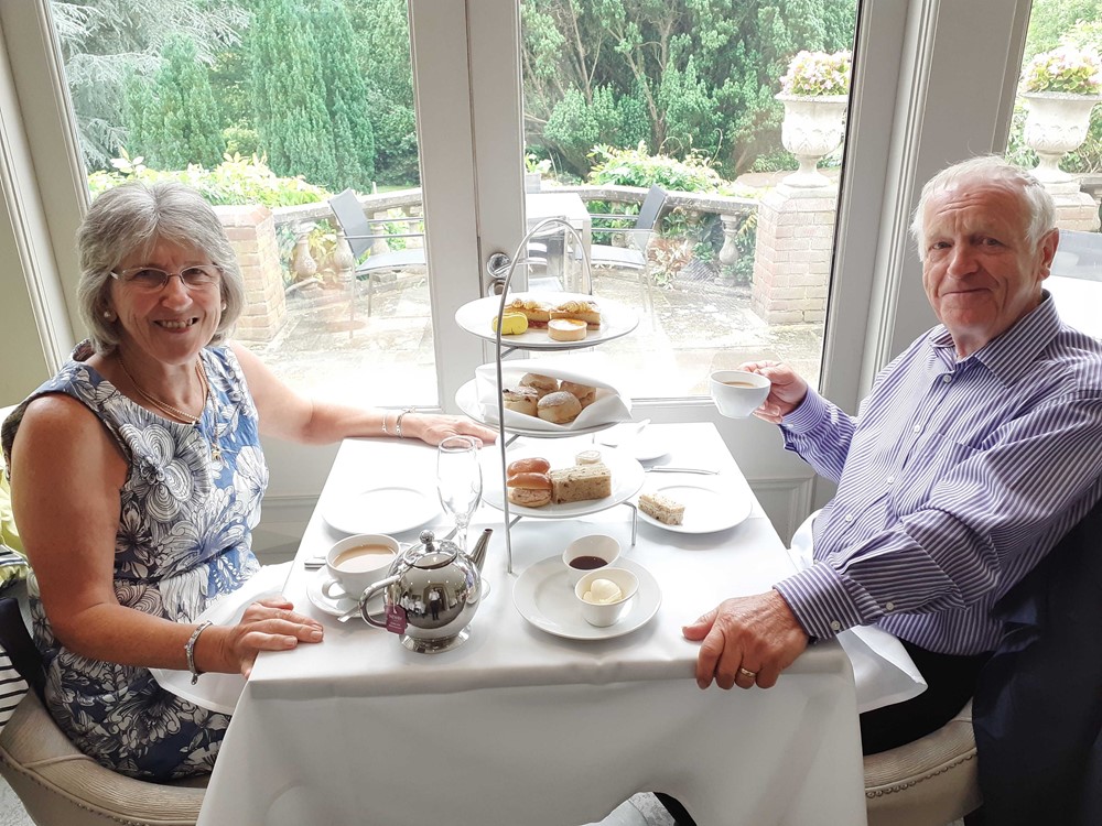 Champagne Afternoon Tea for Two at Rowhill Grange from Buyagift