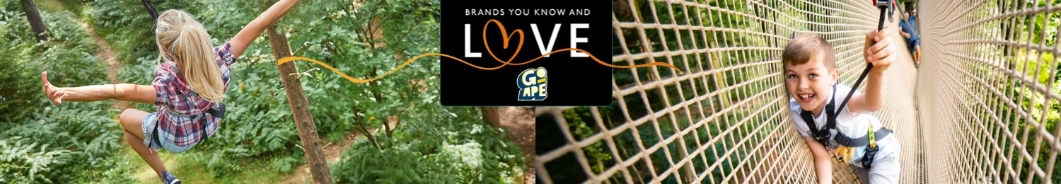 Brands you know and love - Go Ape