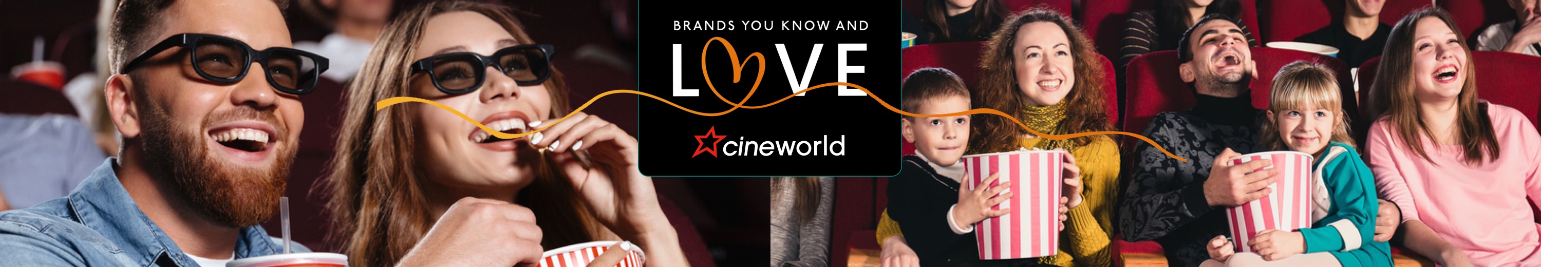 Cineworld experiences available at Buyagift