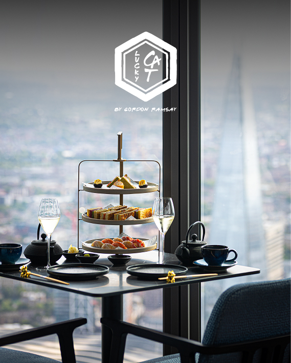 Sky High Afternoon Tea at Gordon Ramsay's Lucky Cat 22 Bishopsgate for Two picture