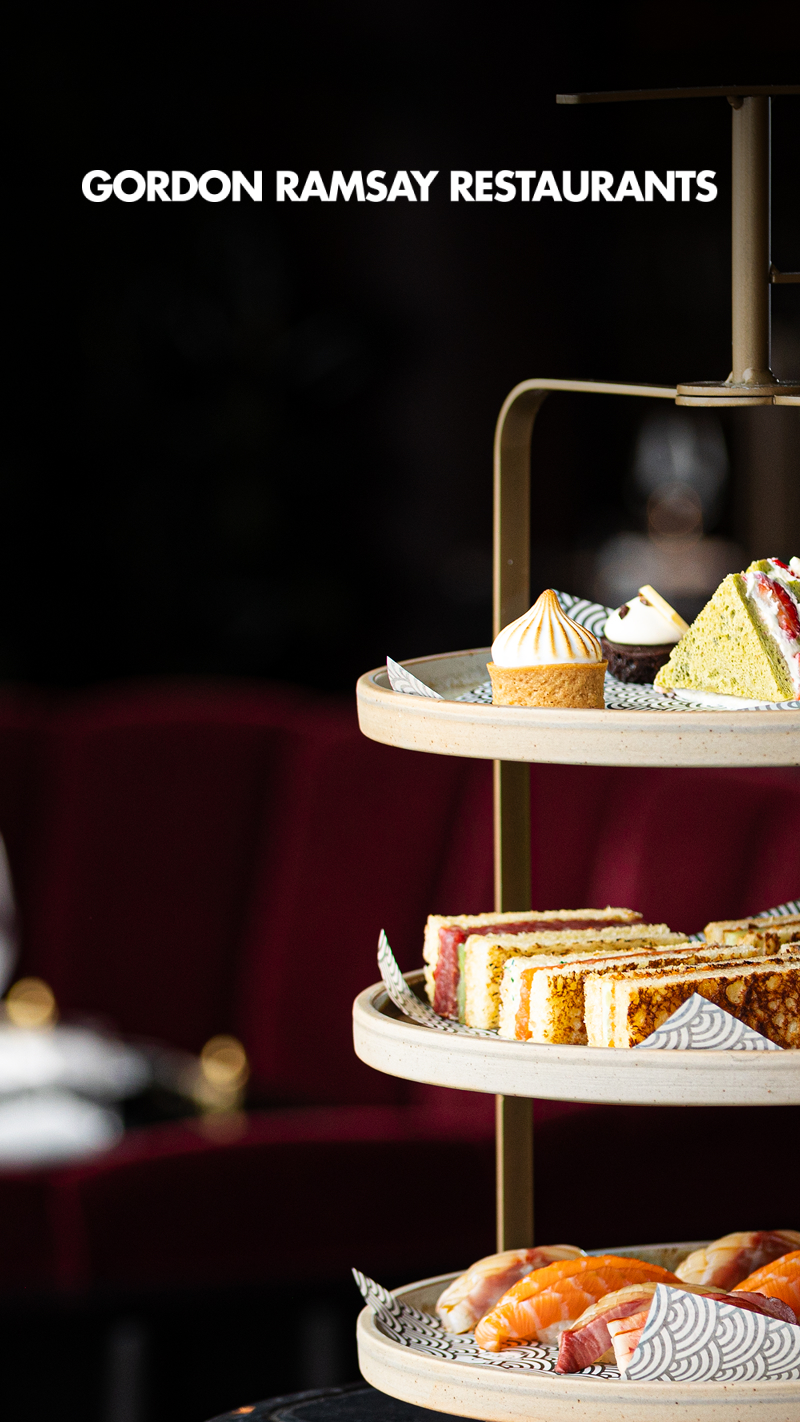 Sky High Afternoon Tea for Two at Gordon Ramsay's Lucky Cat 22 Bishopsgate collection picture
