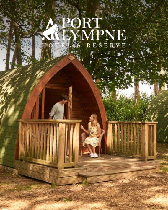 Pinewood Pod Stay for Up To Four with Safari at Port Lympne Hotel and Reserve collection picture