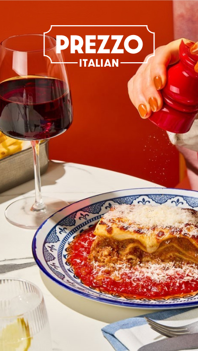 Three Course Meal for Two at Prezzo collection picture
