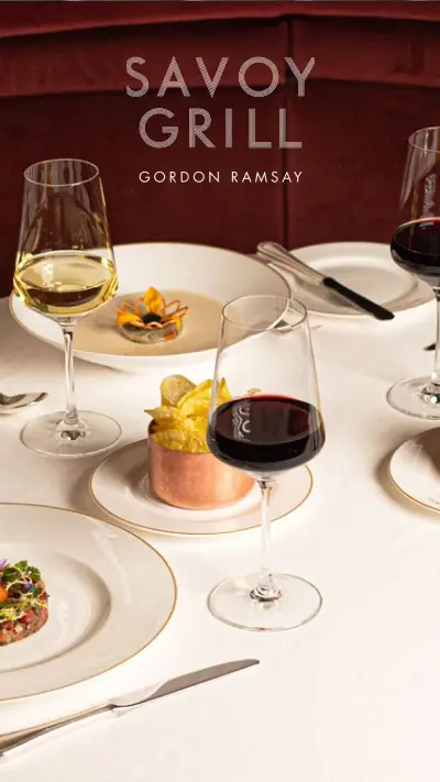 Three Course Lunch at Gordon Ramsay's Savoy Grill for Two collection picture