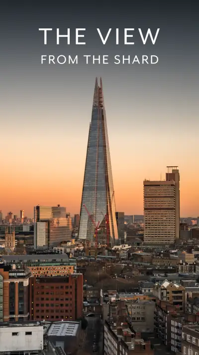 The View from The Shard with Thames Sightseeing Cruise for Two – Special Offer collection picture