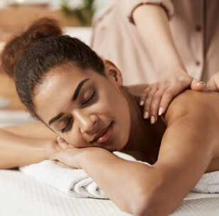 woman having a massage