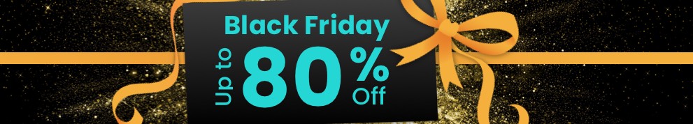 Black Friday - Up to 80% off