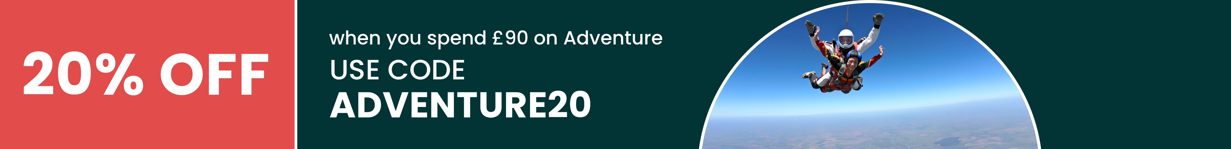 20% Off - ADVENTURE20