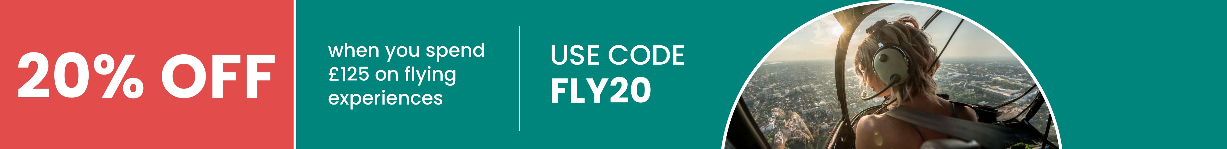 20% off - Use code FLY20