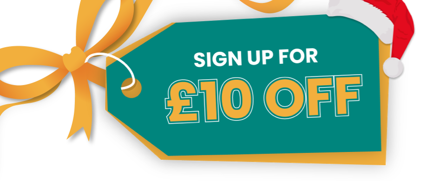Sign up for £10 off
