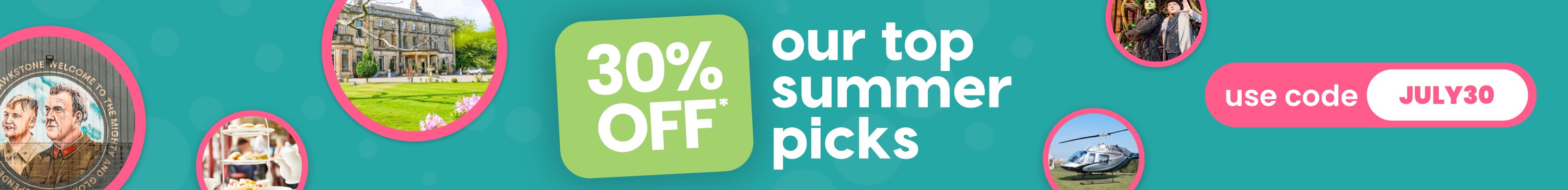 30% off our top summer picks