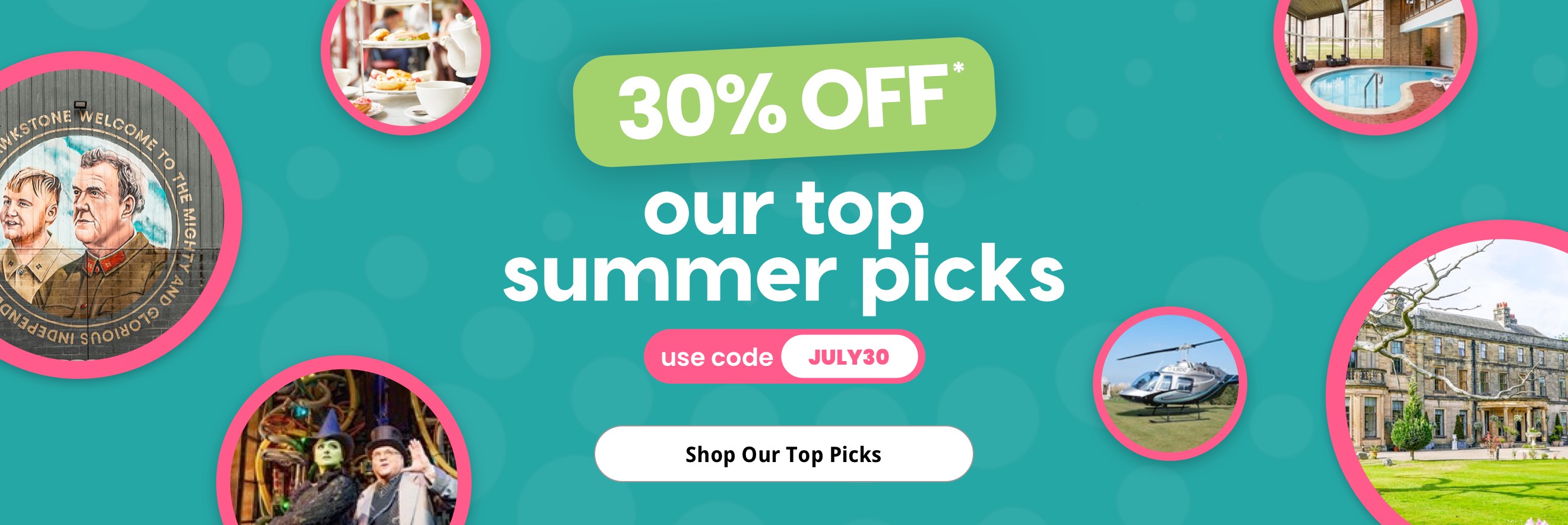 30% off top summer picks