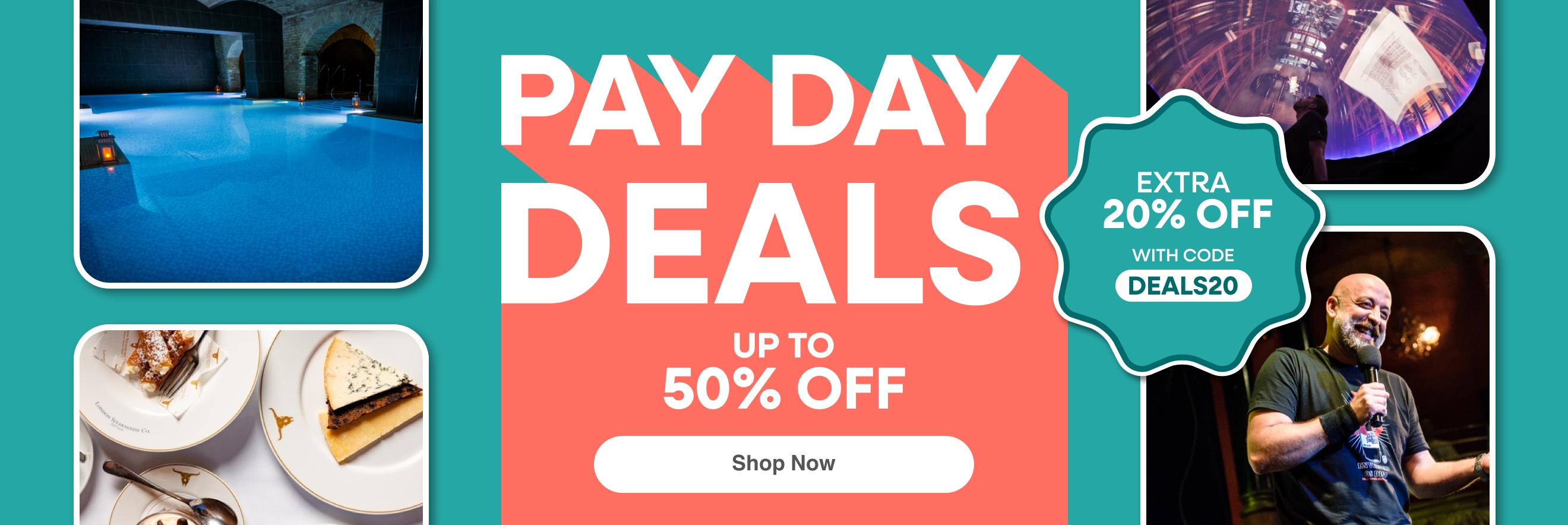up to 50% off - 20% with code