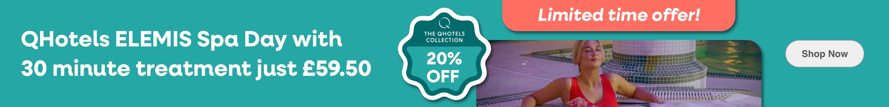 QHotels ELEMIS Spa Day with 30 minute treatment just £59.50