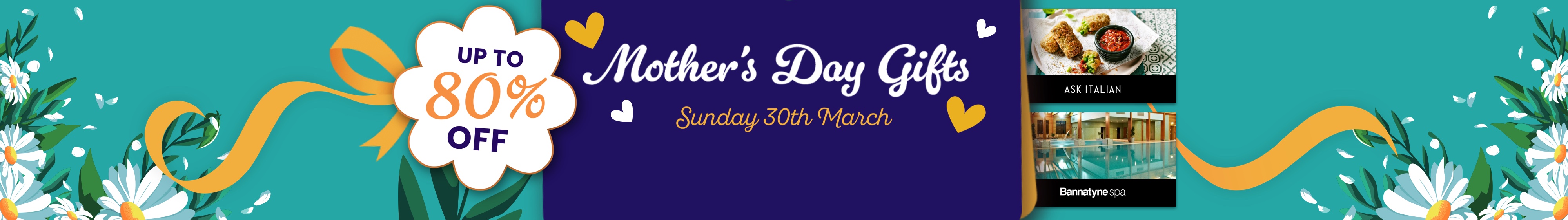 Mother's Day Gifts - Sunday 30th March