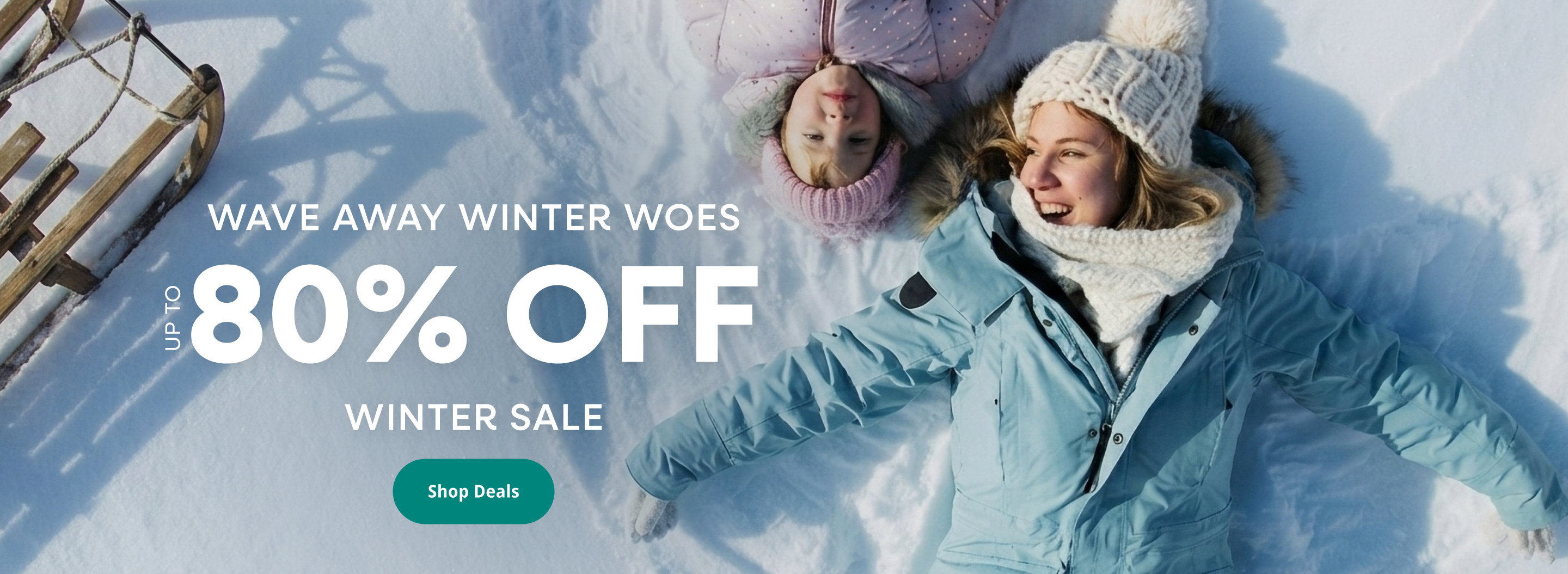 Wave Away Winter Woes - Up To 80% Off