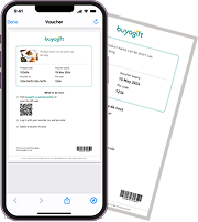 E-voucher (via email)